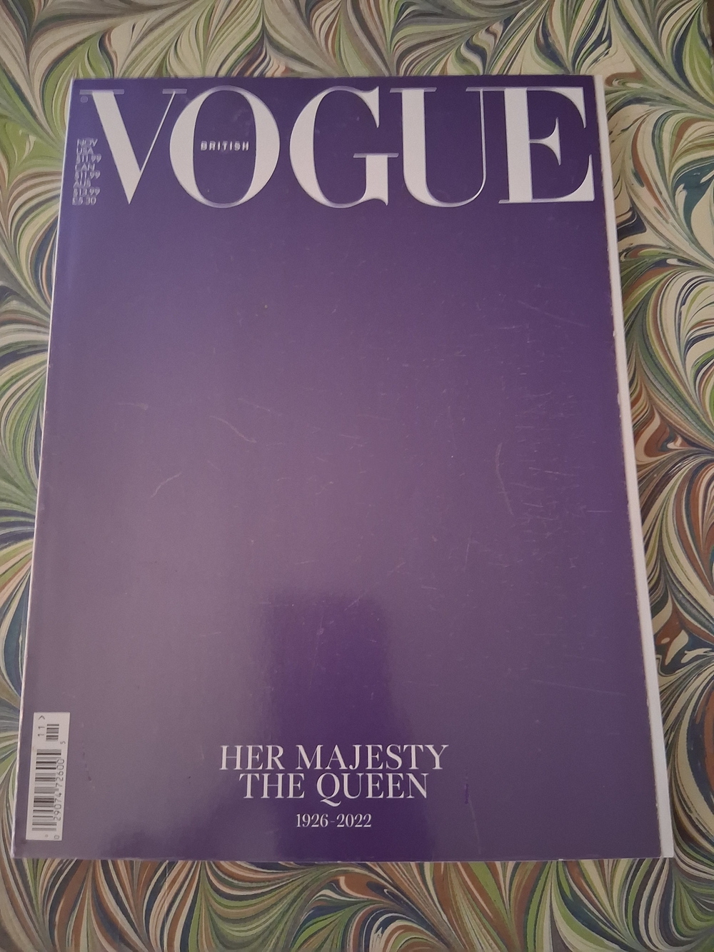 British VOGUE Tribute To The Queen November 2022 Issue